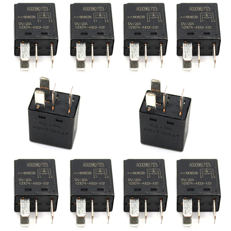 10PCS - Fuel Pump Relay / Horn Switch Multi Purpose Relay For Mercedes-Benz 0025421119 002-542-11-19 002 542 11 19