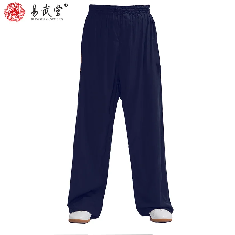 Yiwutang Cotton Chinese martial arts and Tai chi pant-uniform Wushu clothing and Kung fu pants for men or women 3-color Exercise