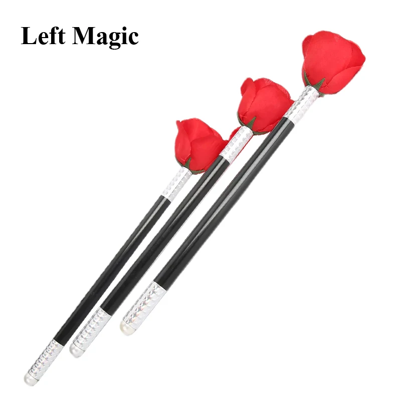 Stick To Rose / Flower Magic Tricks Flowers Close Up Street Stage Magic Props Magie Illusion Gimmicks Props Accessories
