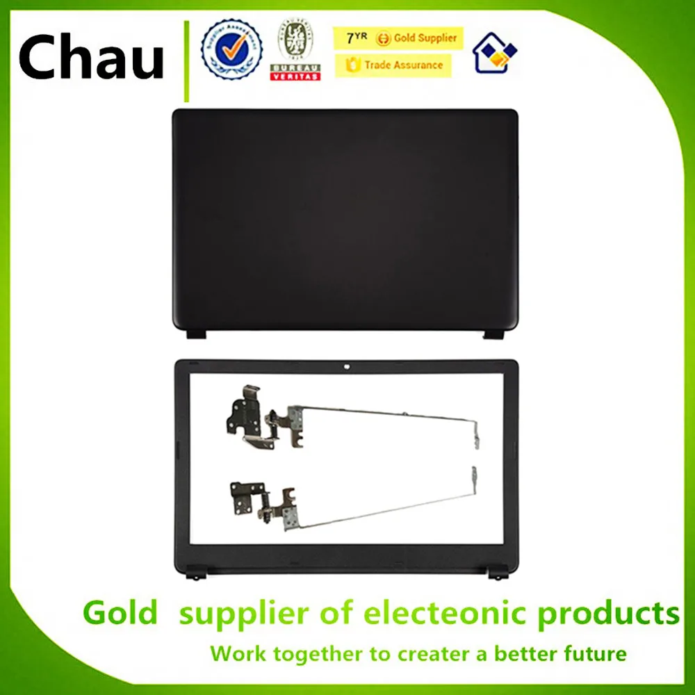 Chau New For Acer Aspire E1-510 E1-530 E1-532 E1-570 E1-532 E1-572G E1-572 Z5WE1 LCD Back Cover / Front Bezel Cover / LCD hinges