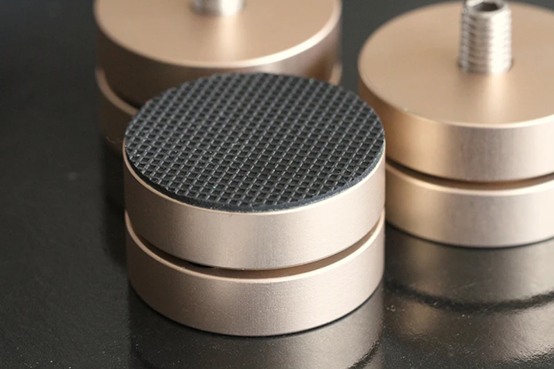 HIFI مكبرات الصوت مكبر للصوت السيراميك الخرز/خرز من الفولاذ المضادة للصدمات امتصاص الصدمات وسادة للقدم قدم منصات الاهتزاز امتصاص