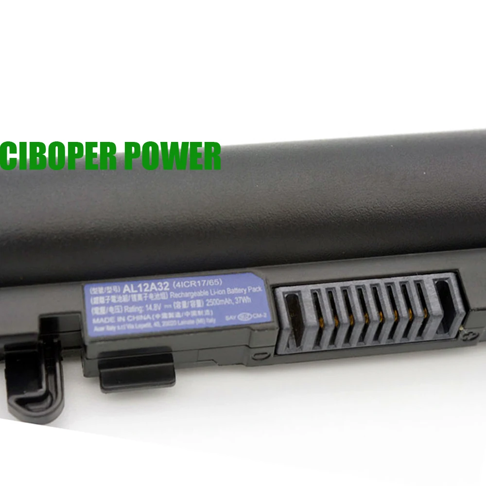 CP بطارية الكمبيوتر المحمول AL12A32 AL12A72 2500mAh/37WH ل أسباير V5 V5-171 V5-431 V5-531 V5-431G V5-471 V5-571 V5-471G V5-571G دفتر