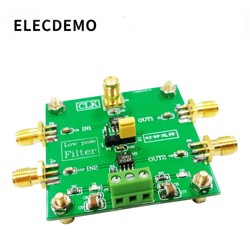 LTC1069 Module 8th order low pass filter Progressive Ellipse filter 2-Way Output  External clock Control Module demo board