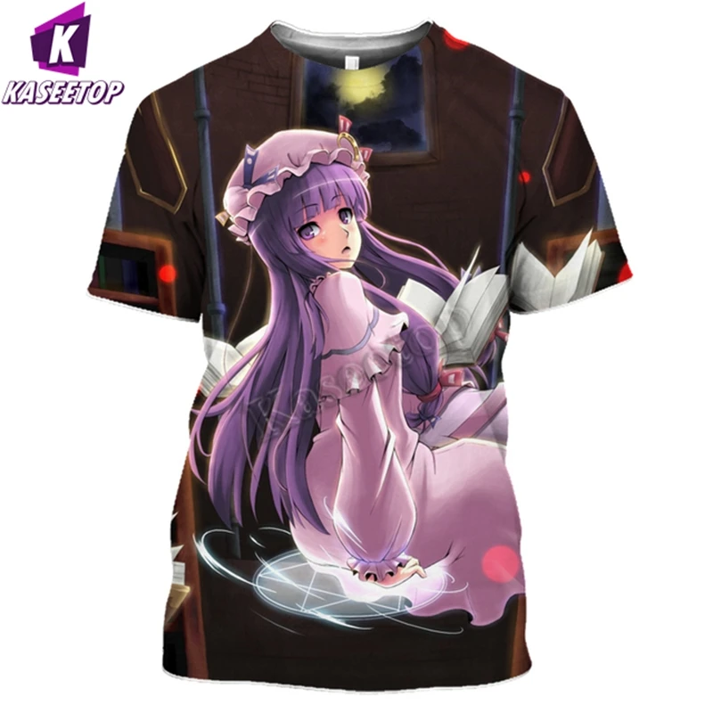 Touhou Project Tshirt Men 3D Print Anime Girl T Shirt Senpai Women Punk Bikini Hentai Loli Inubashiri Momizi Unisex Tops T265