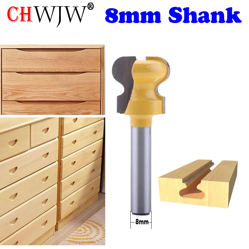 chwjw classico duplo finger router bit gaveta de madeira fresas ferramentas de madeira c3 carbide shank 1pc 635 mm 12 mm milimetros 01