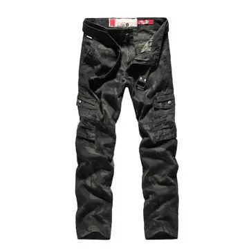 

Military Tactical pants men Multi-pocket washed overalls men loose cotton pants male cargo pants for men trousers,size 29-38