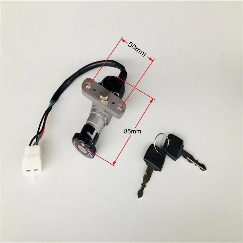 Motorcycle Scooter Key Switch Ignition Lock For 50CC Scooter Venus50 TNG Venice Baja RT50 Geely JL50QT-21 Baotian Tommy 50 ZNEN