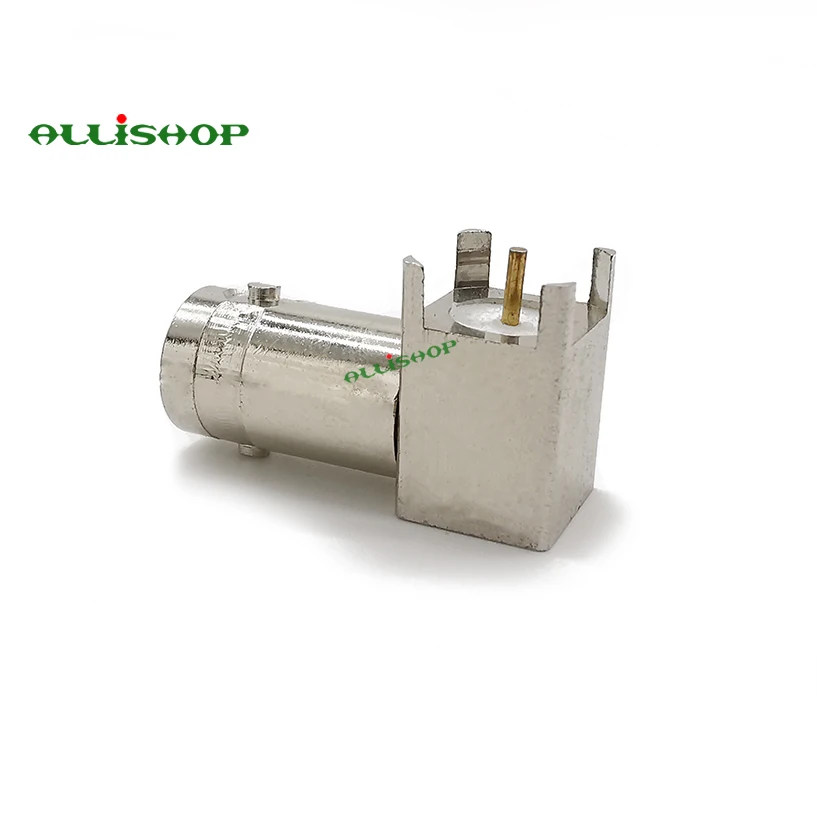 BNC jack PCB thru hole right angle connector RF connector BNC Female PCB Mount for Instrument and Computer Networking