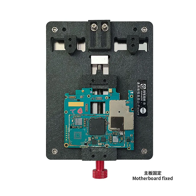 AMAOE soporte de PCB, placa de circuito, plantilla de soldadura, Clip de fijación, herramienta de soldadura de mesa de plataforma de eliminación de pegamento, M28, M32, M33, M34