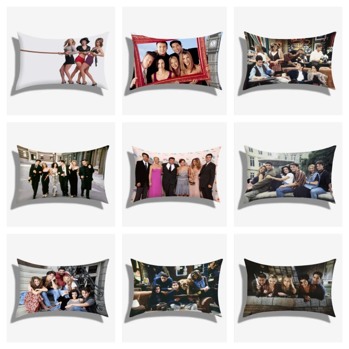 friends tv show throw pillow covers ，30x50 40x60 cushion cover，Pillow covers decorative， home decor ，Customize your own pattern