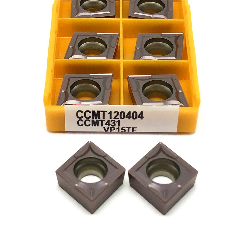 CCMT120404 UE6020 كربيد إدراج الخارجية تحول أداة المعادن قطع أداة التصنيع باستخدام الحاسب الآلي إدراج CCMT 120404 عدة المخرطة