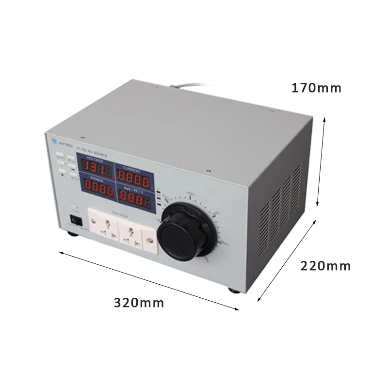 Imagem -03 - Armazenamento Variável 0300v do Banco da Fonte de Alimentação da Frequência 1000va da Potência do Alarme do Limite Superior e Inferior Ajustável da Fonte de Alimentação ca de Ivytech