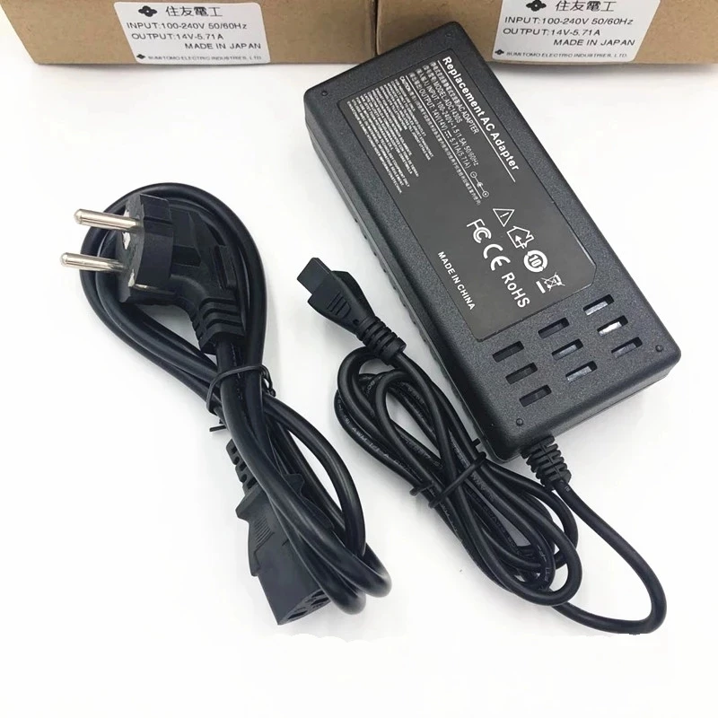 Sumitomo T-81C Z1C T600C T-71M Q101 T-71C T-55 Optic Fiber Fusion Splicer Power Adapter Battery charger ADC-1430S Free Shipping