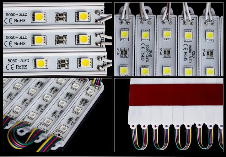 

Drop 5050 White LED Module Lamp 12V Waterproof IP65 Warranty 2 Years 400pcs/lot -dhl