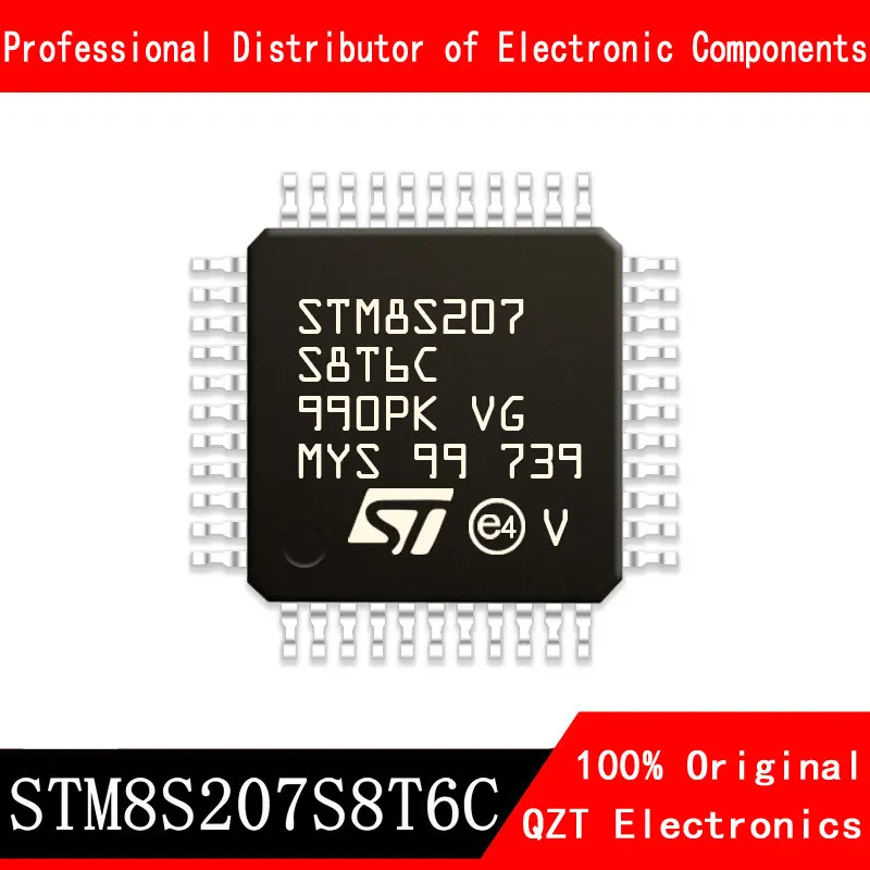 

5pcs/lot new original STM8S207S8T6C STM8S207 QFP44 microcontroller MCU In Stock