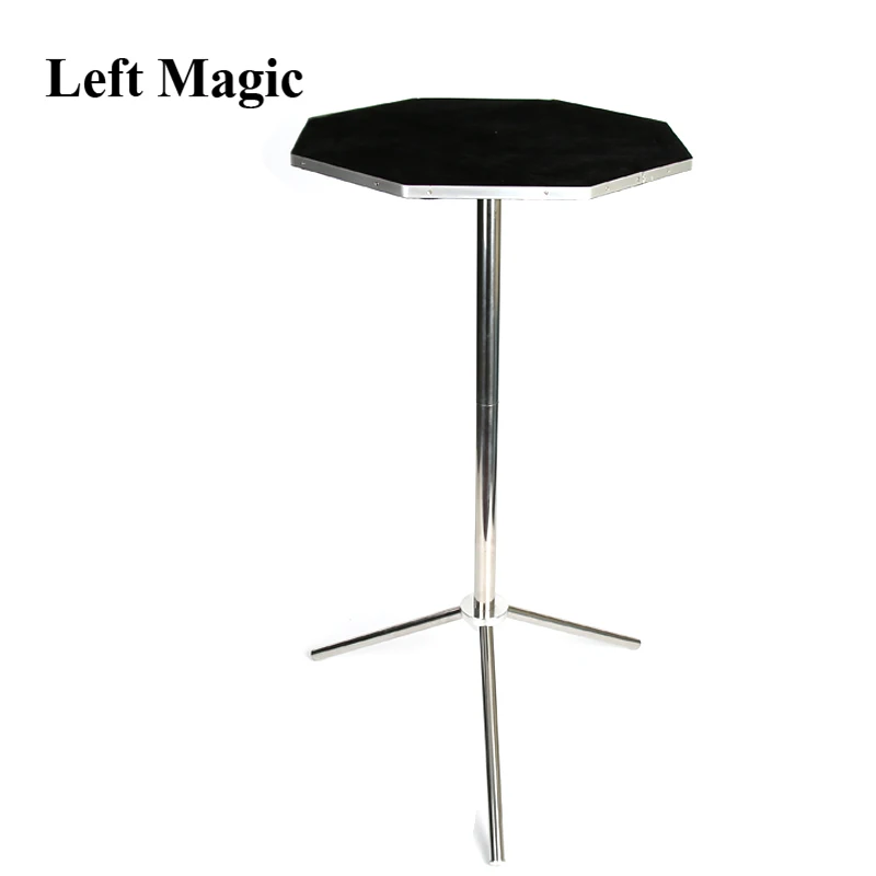 Pro Tripod Magic Table - Octagonal Table Top Magic Tricks Professional Magician Close Up Stage Accessory Gimmick Easy to Carry