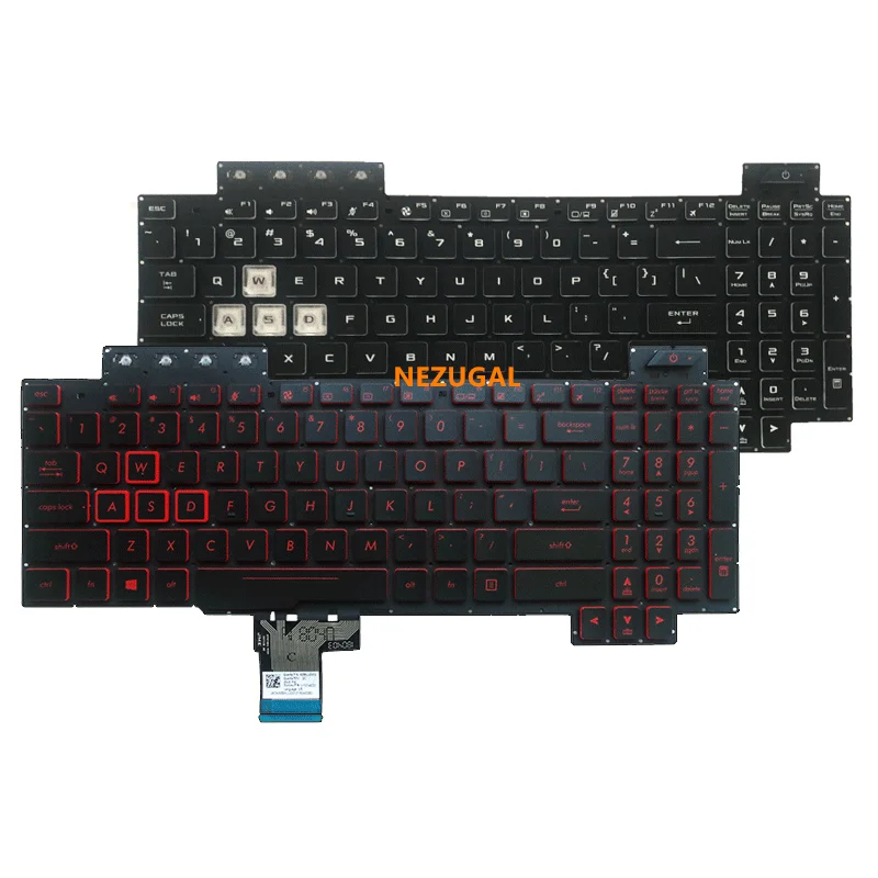 

English Backlit keyboard for Asus TUF Gaming FX505 FX505G FX505D FX505GD FX505GE FX505GM FX505DY FX505DV fx505dt US laptop