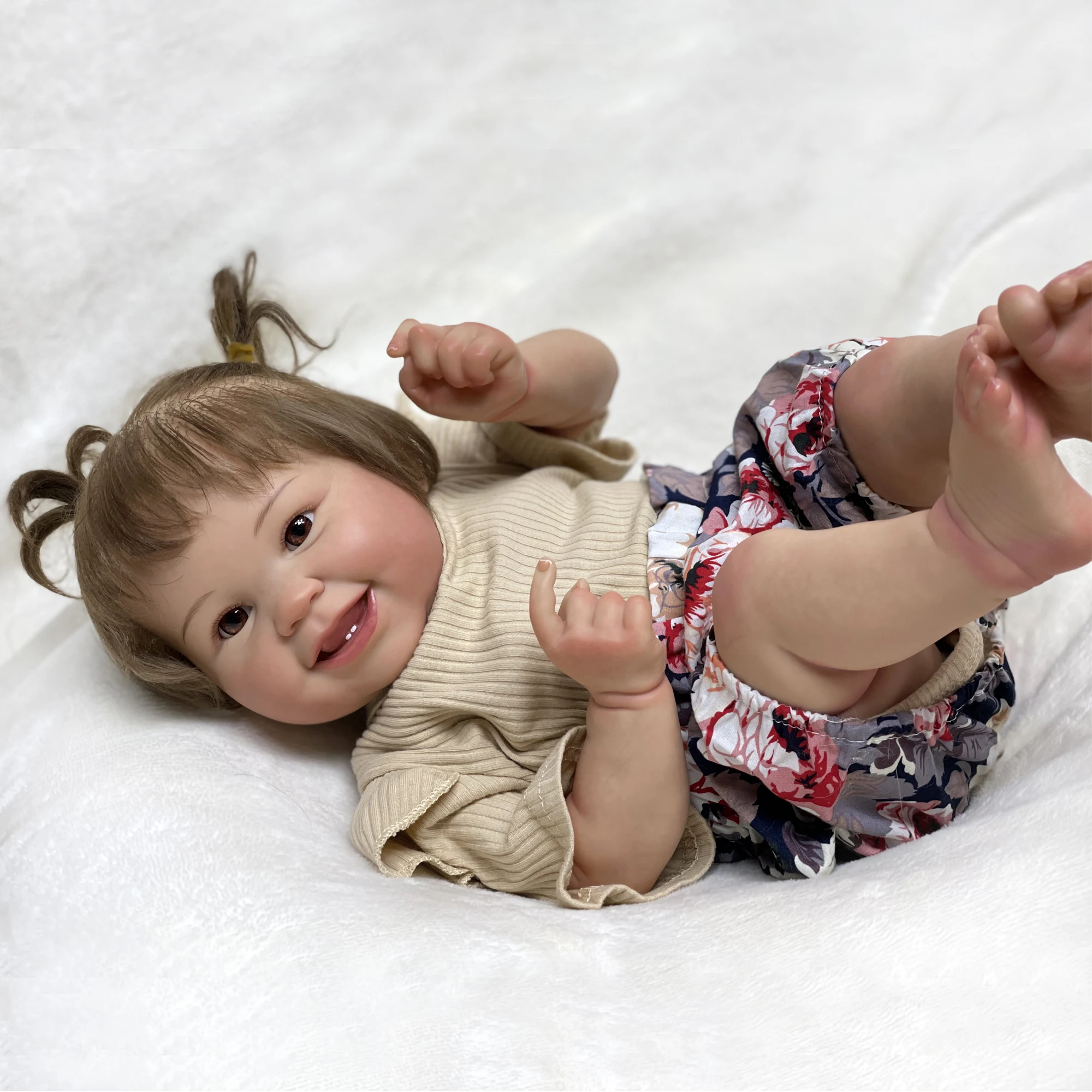 Muñecas renacidas de Juliana Para niños, juguete realista Para recién nacidos, 21 pulgadas