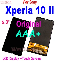 Original OLED LCD For Sony Xperia 10 II LCD Display Touch Screen Digitizer Panel Assembly For Sony 10II LCD Display Replacement