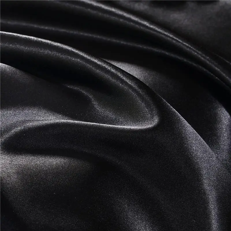 Simple Imitated Silky Fabric Satin Summer Pillowcase  Direct Selling Pillow Cover For Hair With Hidden