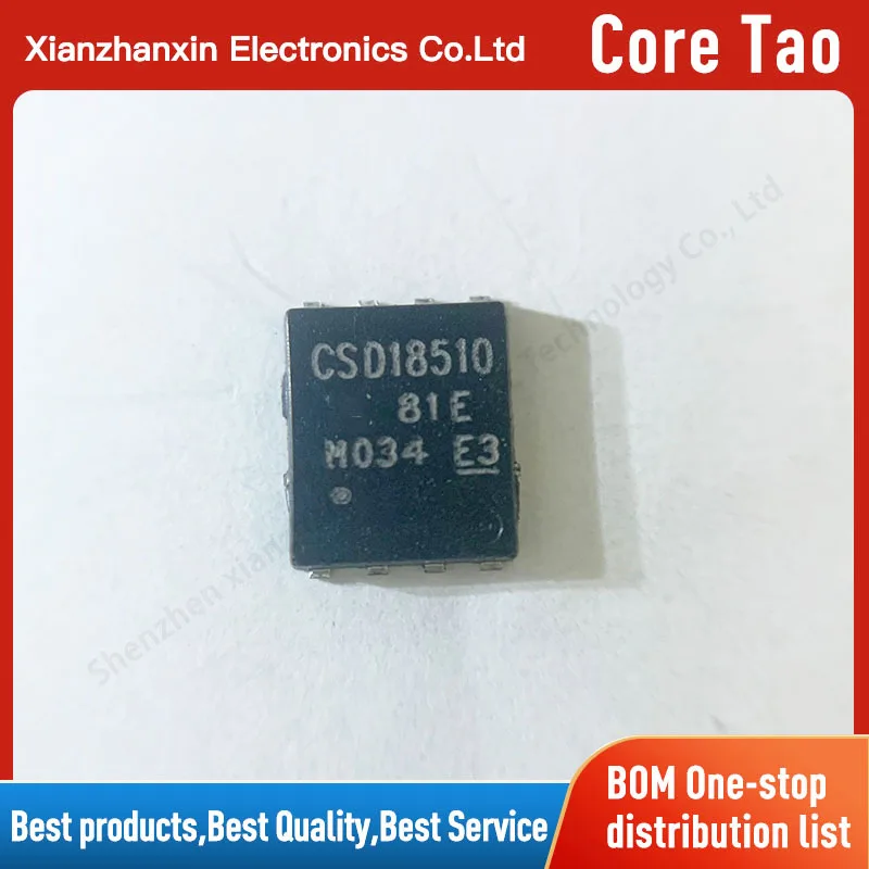 

5pcs/lot CSD18510Q5B CSD18510 40V 300A VSON8 The power supply chip