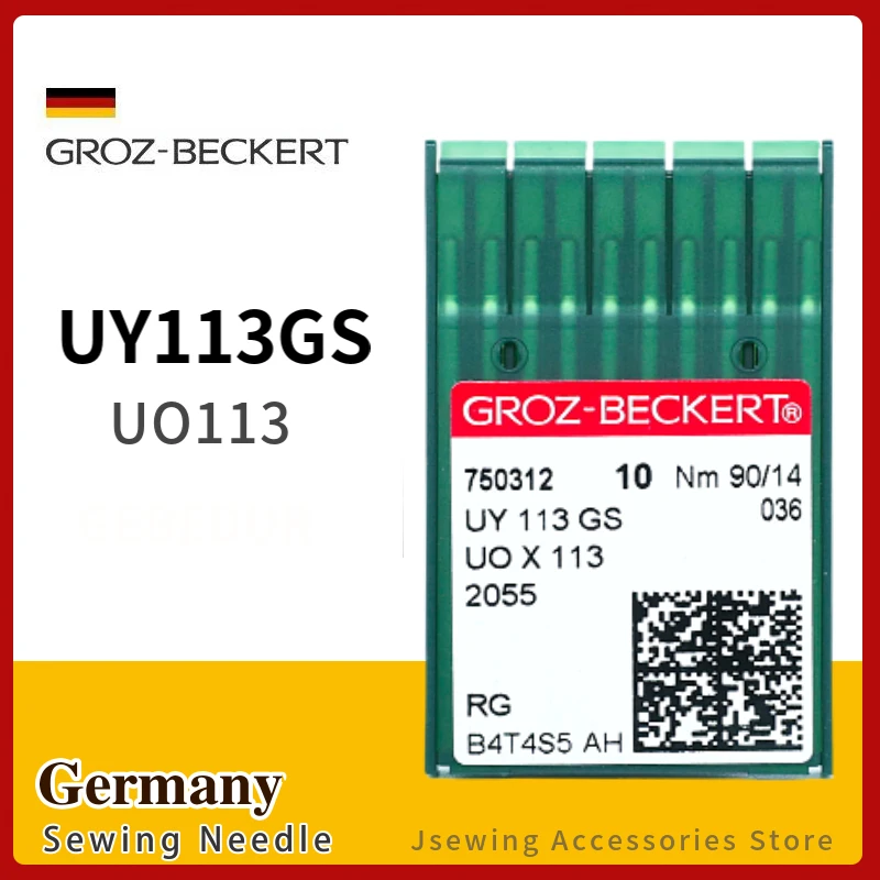 10PCS UY113GS / 2055 / UO113 Groz-Beckert Needles For Industrial Multi-Needle Sewing Machine Accessories 750312