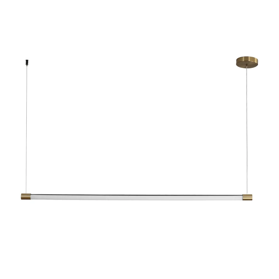 Imagem -04 - Minimalista e Moderno Led Tubo Barra Pingente Lâmpada Pendurado Led Linear Luz 90cm 120cm Iluminação Escritório Sala de Jantar Luzes Ac100240v