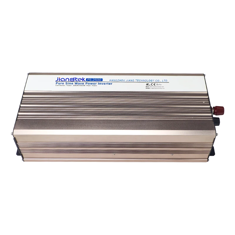 JIANGTEK 2500W Pure Sine Wave Inverter 12V 24V 48V DC To AC 110V 220V DC to AC Transformer Power Inverter