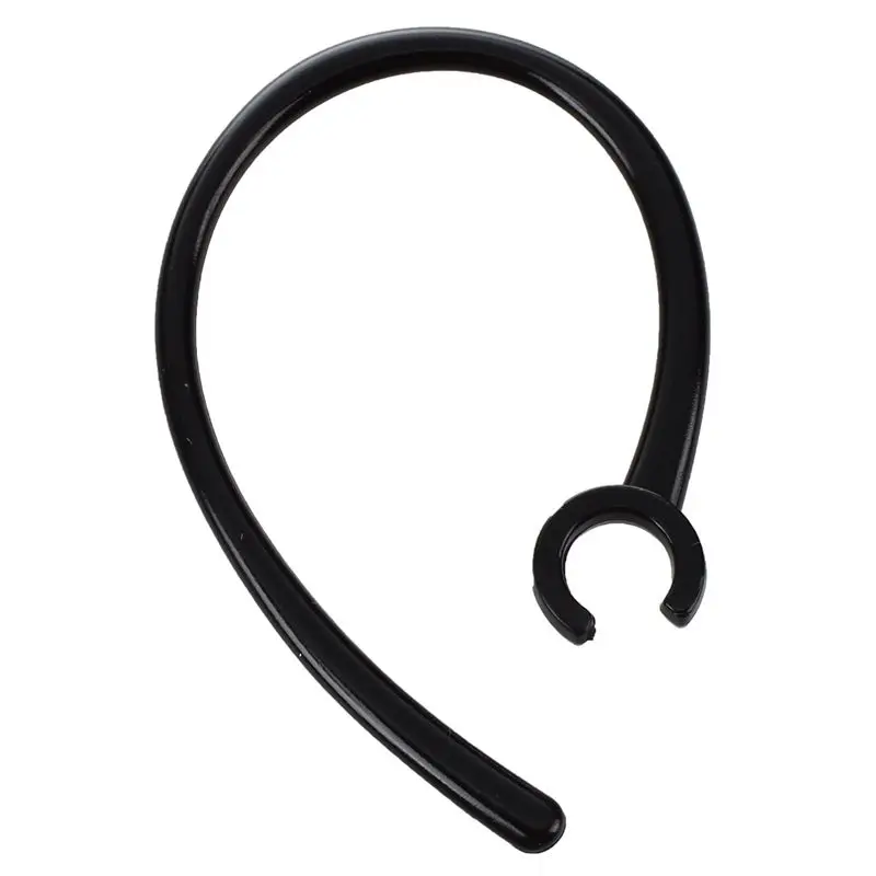 3 Pcs Handfree 5.5mm Hole Black Plastic Earhook for bluetooth Earphone