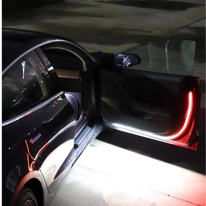 Car Door Welcome Light LED Safety Warning Strobe For Toyota yaris corolla rav4 auris Prius Camry C-HR CHR Prado Venza Sienna FJ