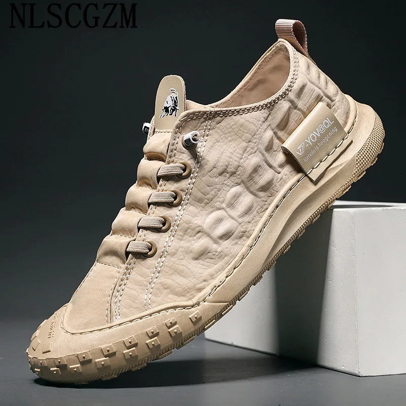 Non-leather Casual Shoes for Man 2026 Crocodile Shoes Men Fashion Mens Shoes Casual Men Sneakers Zapatillas De Hombre Chaussures