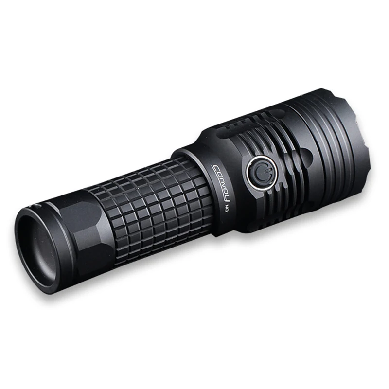 Imagem -05 - Lanterna Led Mais Poderosa Comboio m3 com Cree Xhp70.2 Lanterna da Tocha Lanterna para Acampar e Caçar Lâmpada de 4300lm 26650