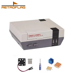 Retroflag NESPi CASE Plus Game Case Accessories Safe Shutdown Functional POWER Button for Raspberry Pi 3 B + B Plus 2