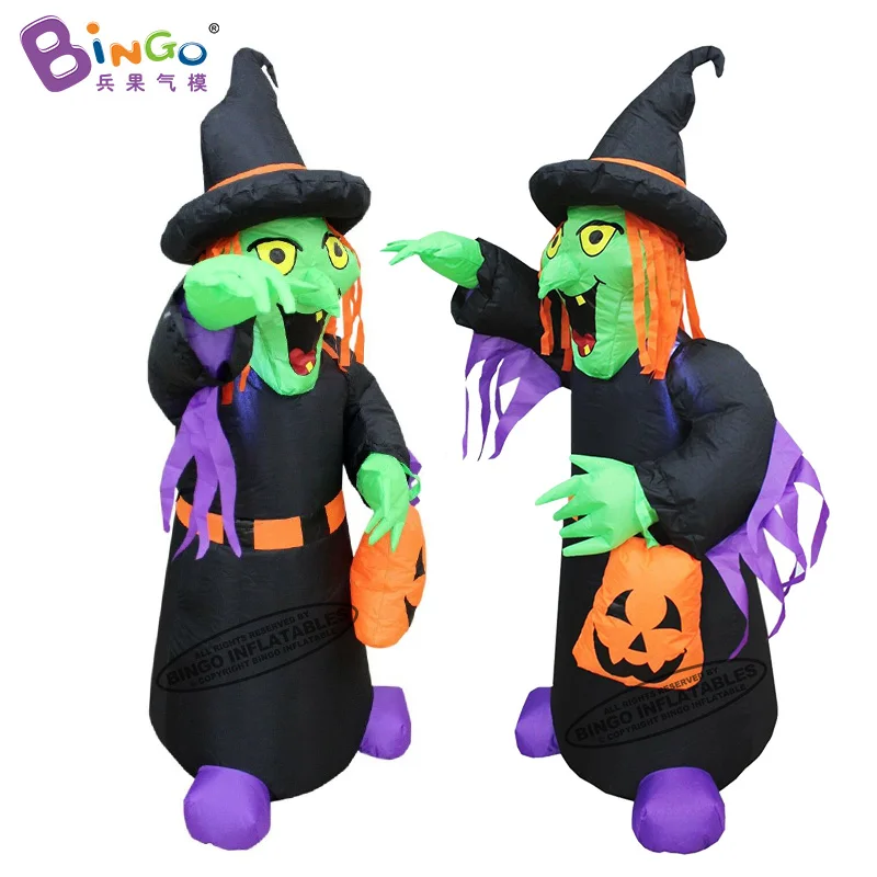 Customized 3M Height Inflatable Witch Halloween Decoration Balloon Toys