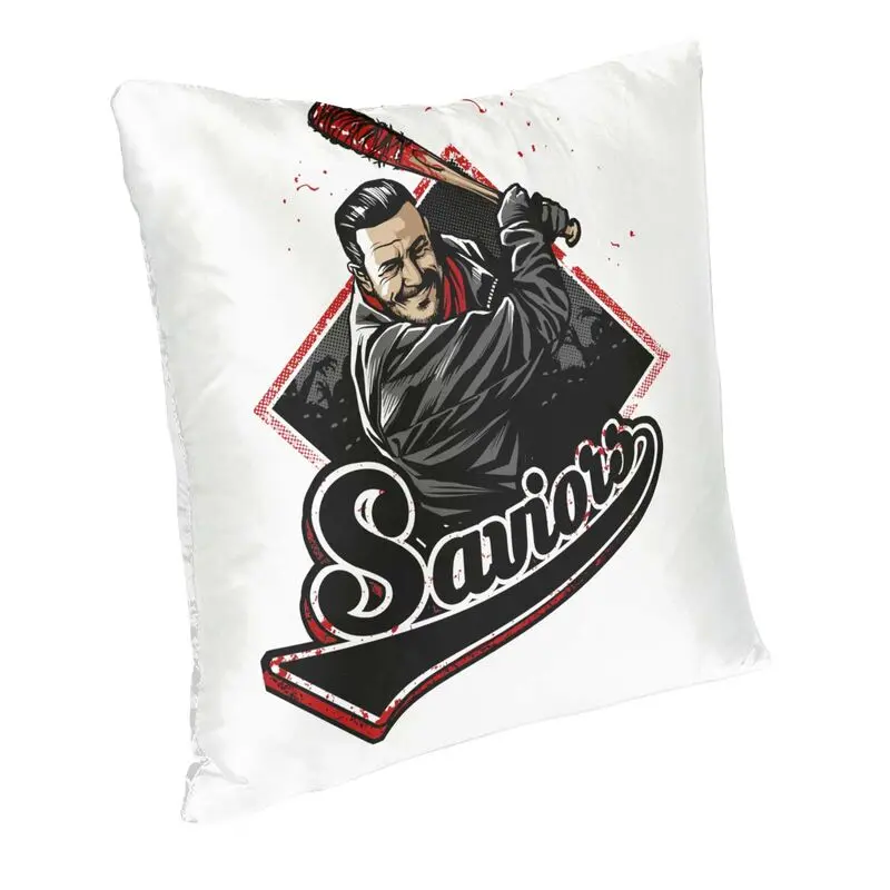 The Walking Dead Cushion Cover Printing Negan Lucille Square Throw Pillow Case For Living Room Pillowcase Home Decoration