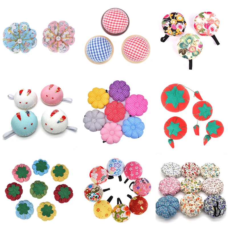 1Pc DIY Craft Needle Pin Cushion Holder Stitch Marker Sewing Pin Cushion Home Sewing Tools Ball Shaped Needlework Accessories