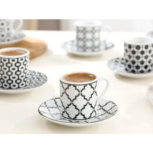 6 person for 80 ml Black Tea Coffee Cups Tea Coffee Sets For Trophy Turkish Tea Cup Set