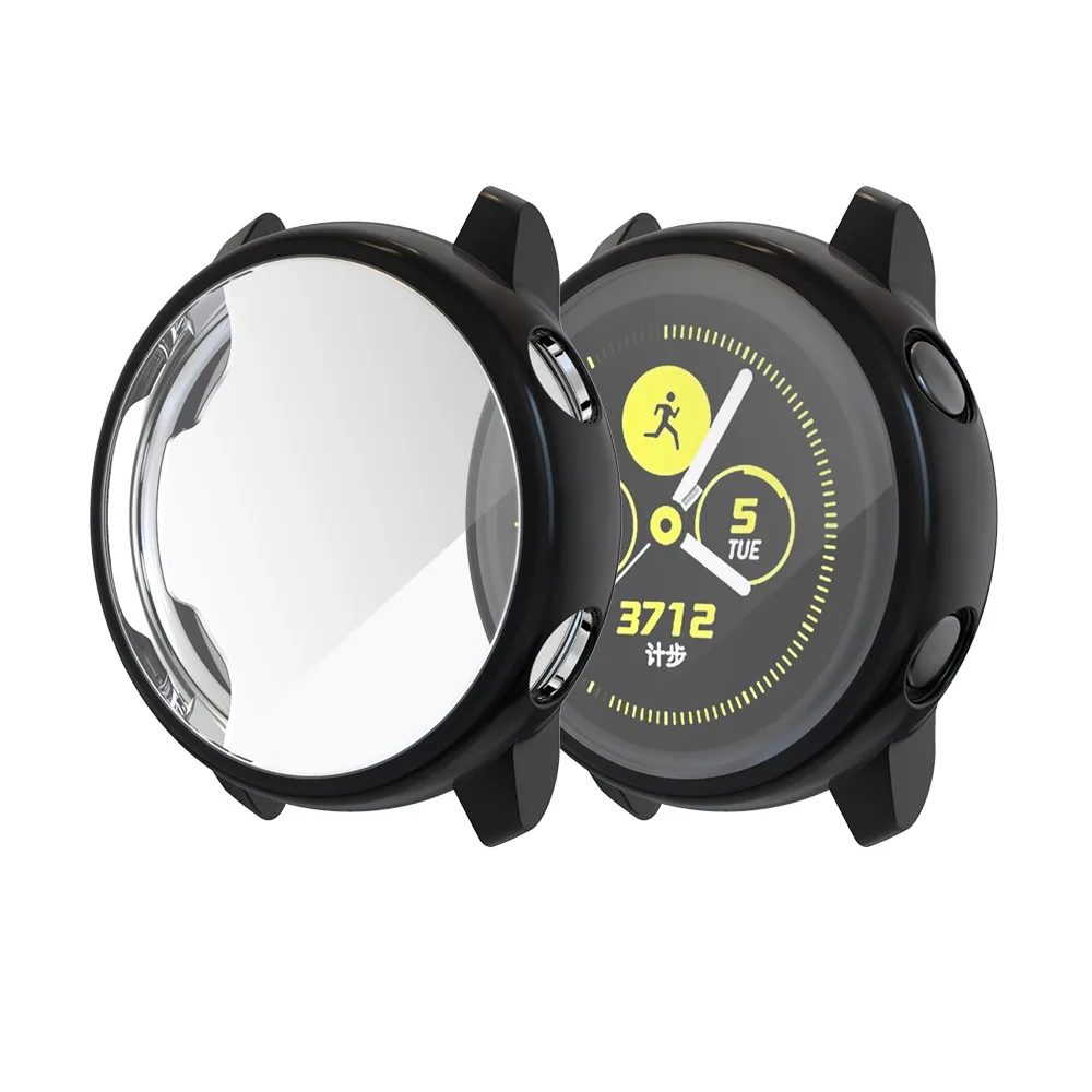 Galaxy Watch active case for Samsung galaxy watch active 40mm SM-R500 bumper Protector HD Full coverage Screen protector case