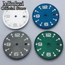 Miuksi 31.5mm silver/black/blue/green/gray sterile dial fit ETA 2836 2824 Mingzhu DG2813 3804 Miyota8205 8215 821A movement