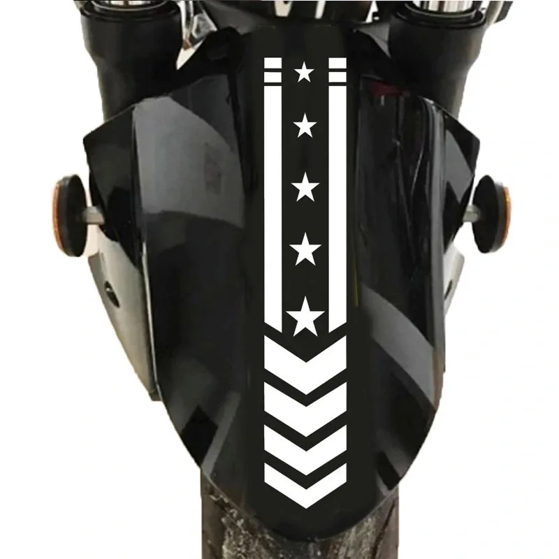 Motorrad Kotflügel Aufkleber Roller Refit Decals Gestreiften Reflektierende Aufkleber Dekorative Wasserdicht Aufkleber Sicherheit Warnband