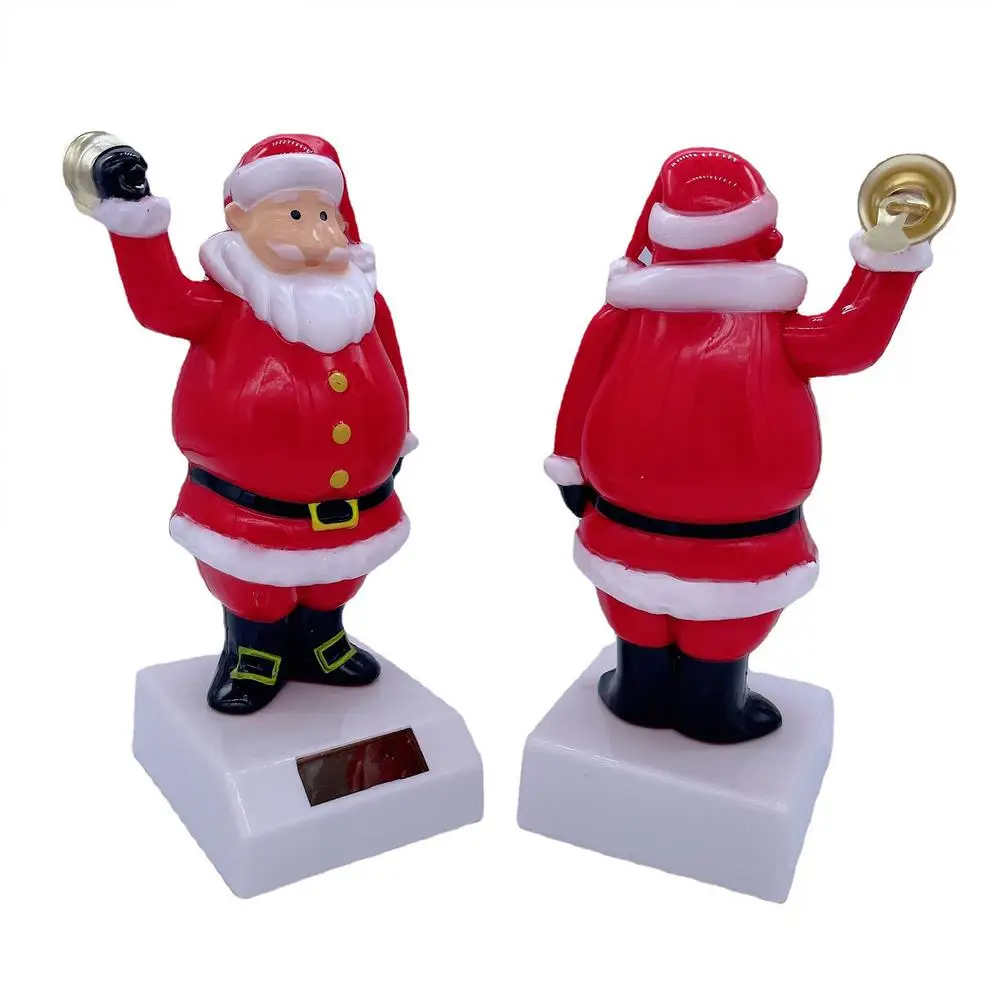 Solar Christmas Dancing Santa Claus Snowman Toys Dashboard Decoration Bobble Dancer Car Accessories