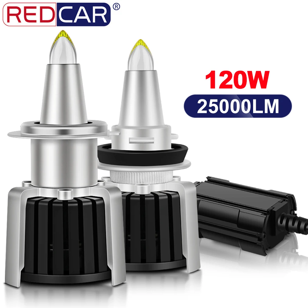 

2ps H7 H11 H1 Car Led Headlight 9005 HB3 9006 HB4 9012 D1S D2S D3S D4S Led Bulb Canbus Super Bright 25000LM 120W Auto Turbo Lamp