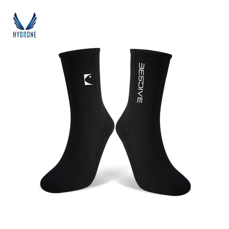 Bestdive Ultra Stretch 2mm 3mm 5mm YAMAMOTO Neoprene Diving Socks for Scuba Freediving Spearfishing Surfing Keep Warm Non-Slip