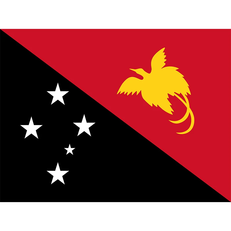 Yehoy hanging 90*150cm Papua New Guinea Flag For Decoration