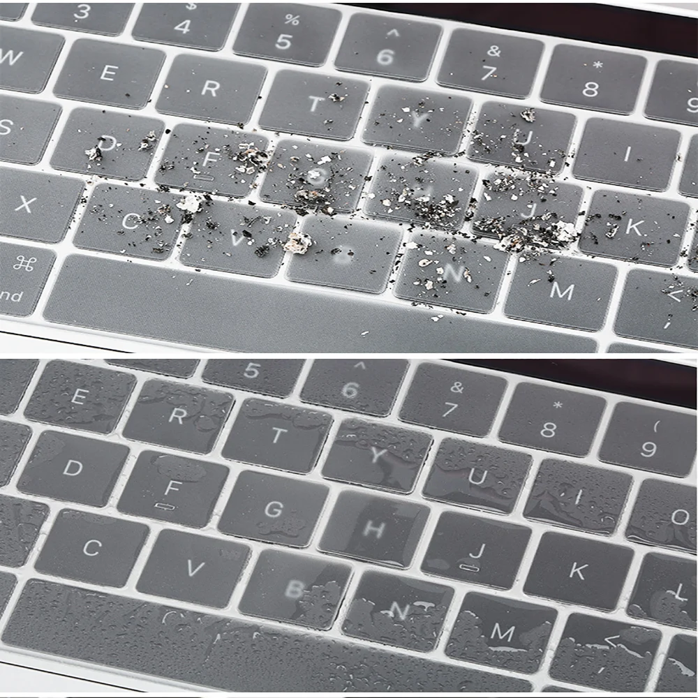 For Macbook Air Pro13 M1 A2337 A2442 Pro14 13 12 11 15 Laptop Keyboard Protective film For MacBook Pro16 Silicone Keyboard Cases