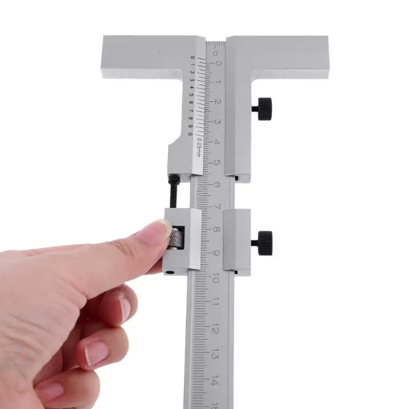 

0-160mm Vernier Caliper Steel DIN862 Measuring Guage Marking Vernier Caliper Scraper Bridge Tool 0.05mm Adjust with Stor