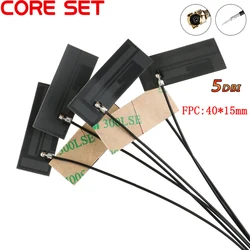 5PCS 5DBI FPC Built IN Circuit Board Antenna LTE 4G 3G GSM CDMA WCDMA TDSCDMA 1.13 Line 12cm Long IPEX Connector