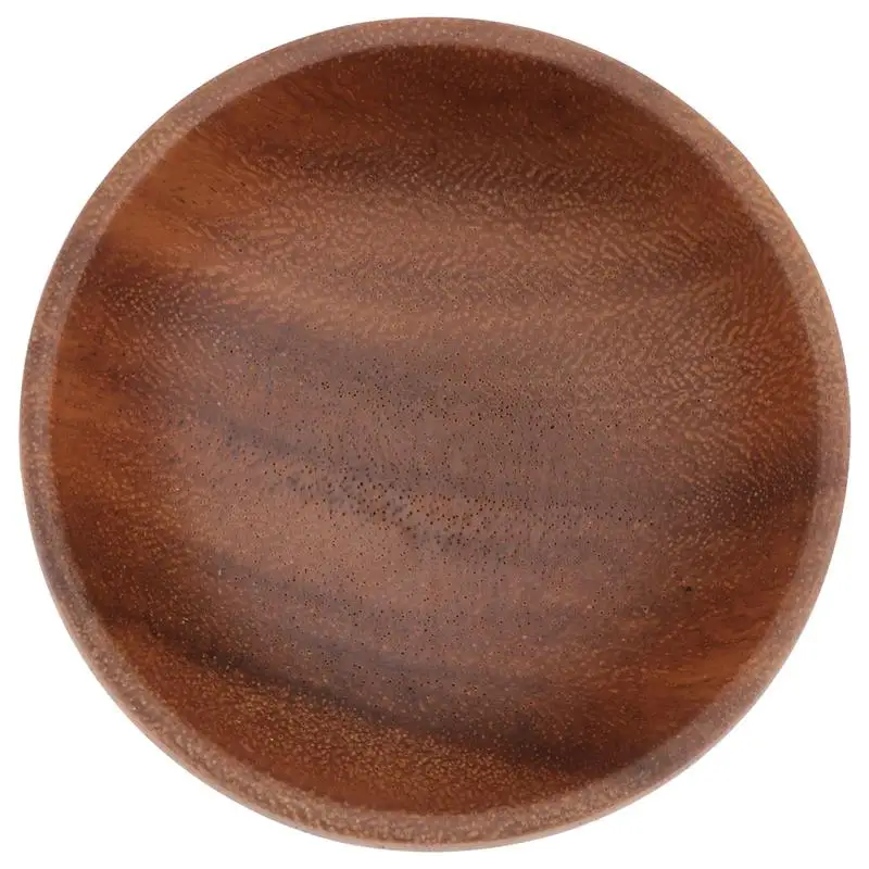 Juego de cuencos de madera para ensalada, platos decorativos de madera, decoración de sopa, almuerzo