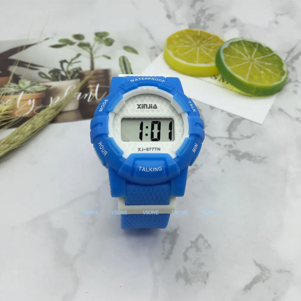 Portugees Praten Horloge Elektronische Sport Horloges Met Alarm 877TP