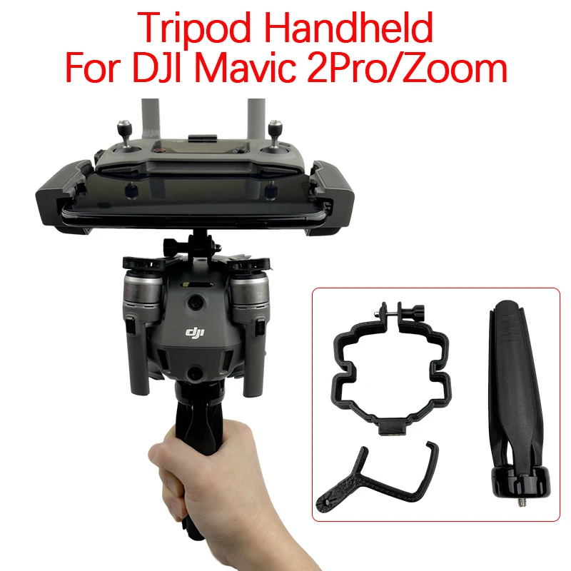 For DJI Mavic 2 Pro/Zoom Drone Remote Control Tripod Handheld Gimbal Camera Shooting Stabilizer Bracket Modification Accessories